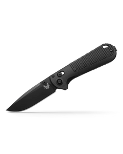 BENCHMADE 430BK-02 REDOUBT AXIS LOCK CPM-D2 STEEL ALL BLACK GRIVORY HANDALE FOLDING KNIFE.