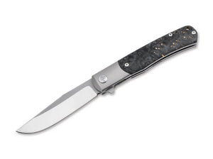 BOKER 112088 TRPPR TRAPPER FRAMELOCK WOOD/TI HANDLE MAGNACUT STEEL FOLDING KNIFE.