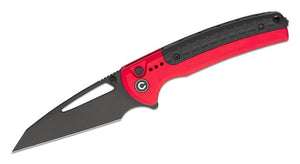 CIVIVI CIVC22025B1 SENTINEL STRIKE ZIFFIUS K110 TOOL STEEL REVERSE TANTO RED/BLACK FOLDING KNIFE.