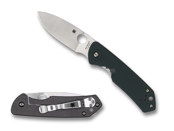 SPYDERCO C232GTIP BROUWER CPM-S30V STEEL TI/G10 HANDLE JERRY BROUWER FOLDING KNIFE.