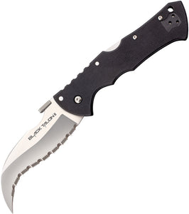 COLD STEEL 22BS BLACK TALON SERRATED S35VN STEEL BLACK G10 HANDLE FOLDING KNIFE.