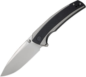 CIVIVI CIVC200363 TERAXE NITRO V STEEL BLACK G10 INLAY BEAD BLAST FOLDING KNIFE.