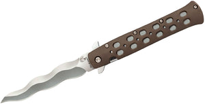 COLD STEEL 26SK4 TI-LITE KRIS LINERLOCK AUS-10A STEEL 4 INCH FOLDING KNIFE.