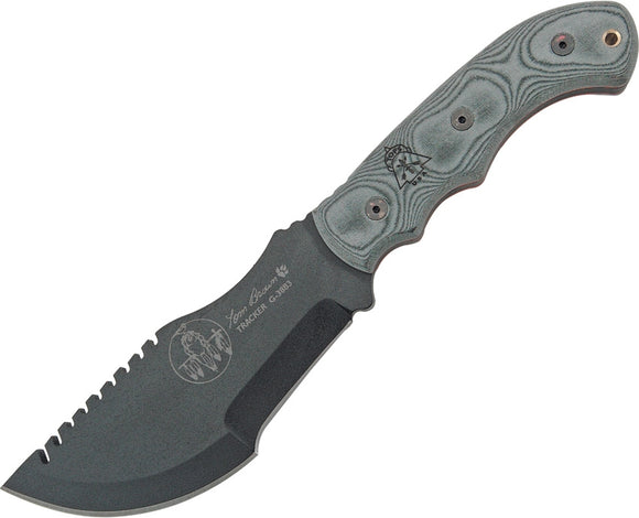 TOPS TPT010 TOPS LARGE TOM BROWN TRACKER KNIFE.LARGEST OUT OF THE 3 TRACKERS