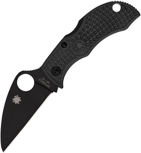 SPYDERCO MBKWPBK MANBUG WHARNCLIFFE BLACK VG10 STEEL FOLDING KNIFE.