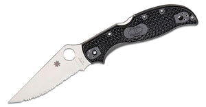 SPYDERCO C258SBK STRETCH 2 XL VG10 STEEL LIGHT WEIGHT FRN SPYDER FOLDING KNIFE